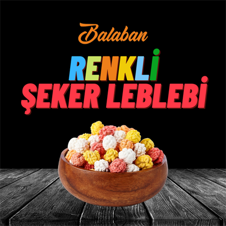 Balaban Renkli Şeker Leblebi